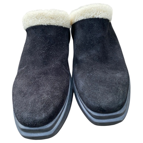 1017 ALYX 9SM Mens black shearling mono mule slip on size 43 - Picture 4 of 7